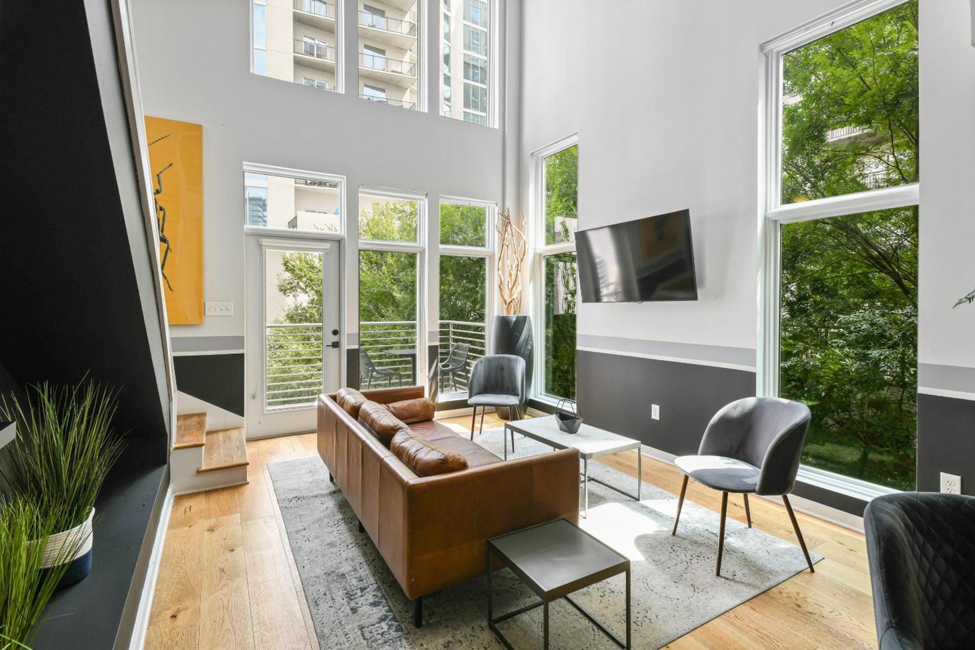 Апартаменты Stupendous Heart Of Piedmont Park Two Story Loft Атланта Экстерьер фото